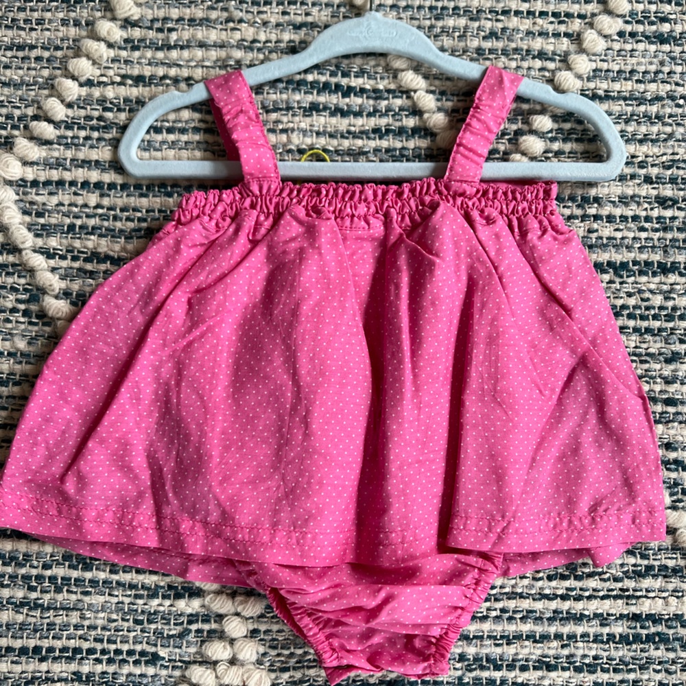 Egg by Susan Lazar NWT baby pink bubble dress w bloomer